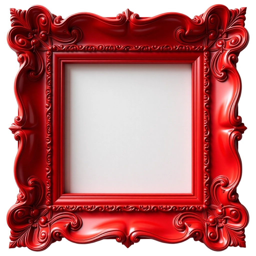 Elegant Red Frame